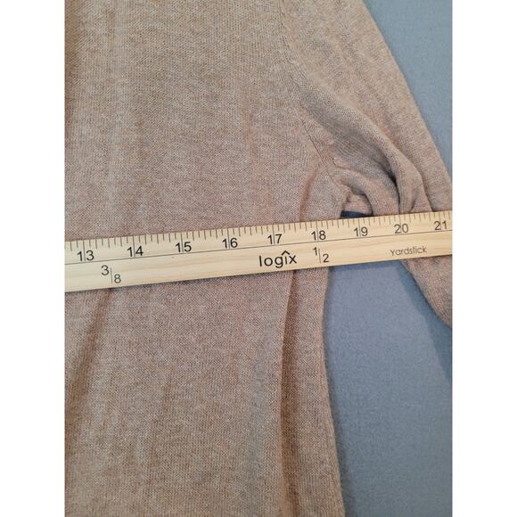 Old Navy Soft Camel Open Front Long Cardigan Sweater Size S GUC - Picture 7 of 11